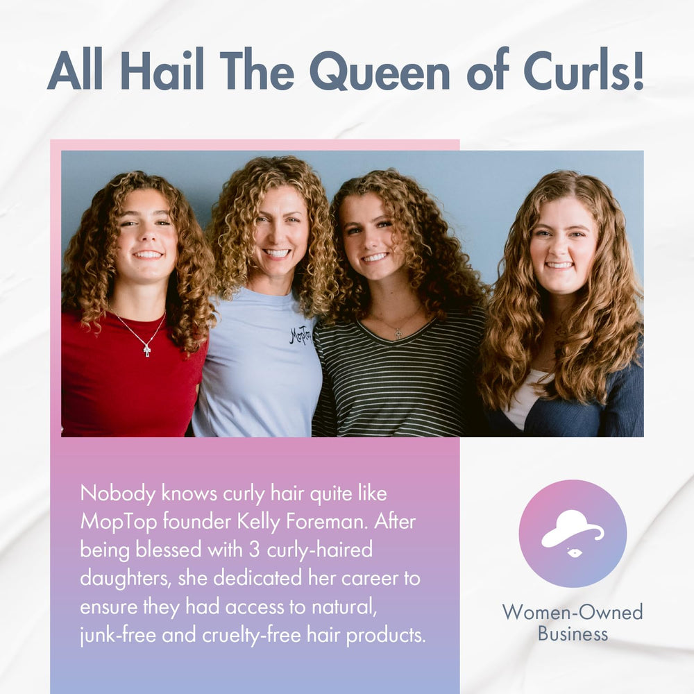MopTop bundle use in textured hair showing frizz control and bounce