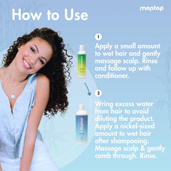 MopTop lather closeup demonstrates gentle cleansing without residue