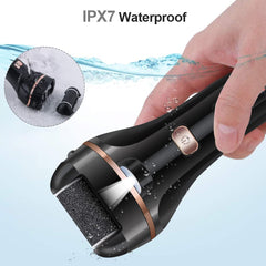 MOREVAC waterproof foot file designed for bathroom use and easy cleaning