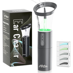 Morfone electric ear cleaning kit nozzle close-up for gentle irrigation at home.
