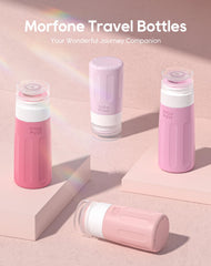 Morfone travel jars 4-pack ideal for creams and lotions on the go