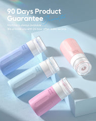 Morfone TSA-approved travel containers simplify airport security checks.