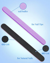 MORGLES nail scraper for cleanup and easy tip removal during at-home sets.