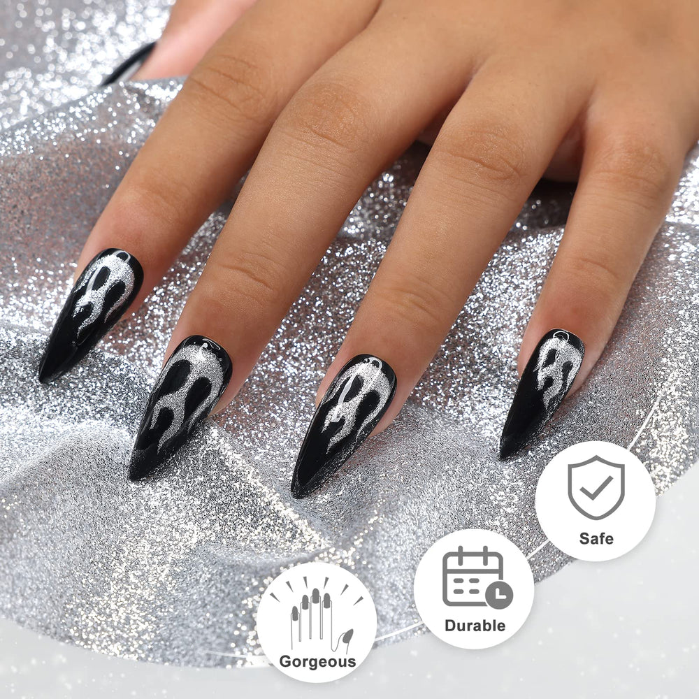 Morily medium-length nails offer quick, reusable wear with proper glue.