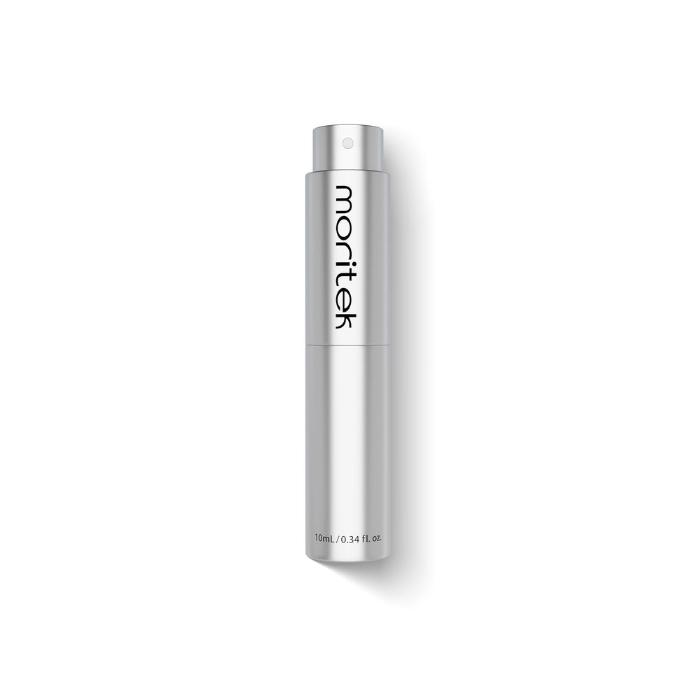 MORITEK anti-wrinkle mist bottle showing premium formula for hydration