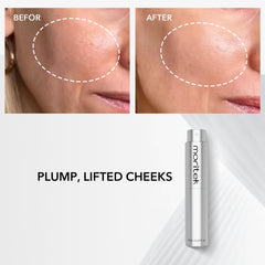MORITEK over makeup use demonstrating refreshing mist without removing makeup