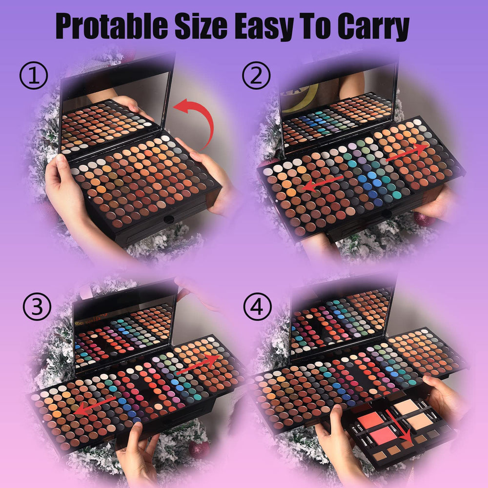 MORNECA eyeliner pencil and face powder support a complete facial makeup routine.