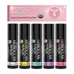 Moroccan Magic gift set packaging, a ready-to-gift lip care option with natural nourishment.