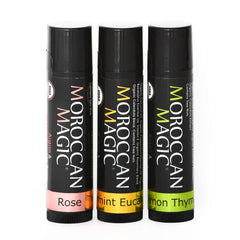 Moroccan Magic Rose lip balm pack showing natural hydration