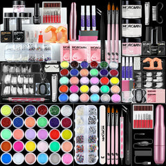 Morovan acrylic nail kit beginners full set for at-home manicures