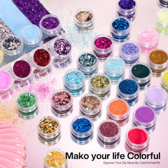 Morovan base and top coats add lasting shine to nails.