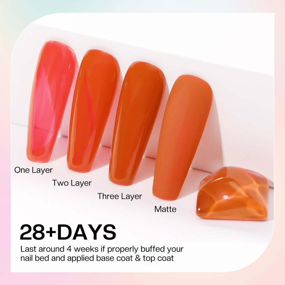 Long-lasting Morovan gel polish up to 28 days with proper curing