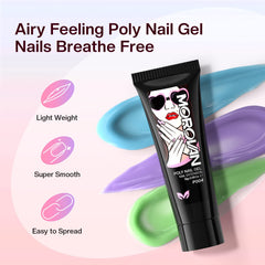 Morovan color mixing enables creative, customized nail art.