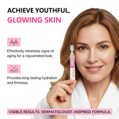 Morovan Salmon DNA serum on display with smooth skin preview