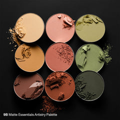 Morphe 9B palette compact front case convenient for on-the-go makeup.