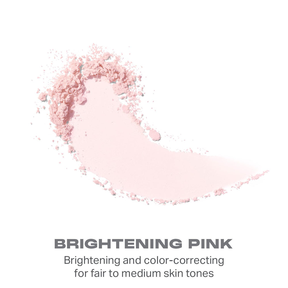 Morphe Bake & Set powder brush application showcasing lightweight, sheer to color-correct finish.