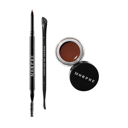 MORPHE High Archiever brow pencil detail showing natural hair-like strokes