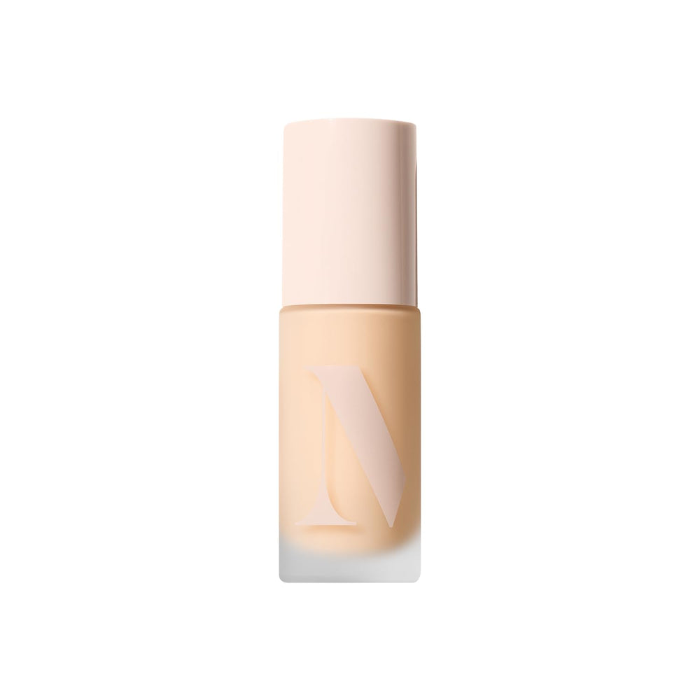 Morphe Lightform Dewy Foundation bottle showing radiant glow and hydration