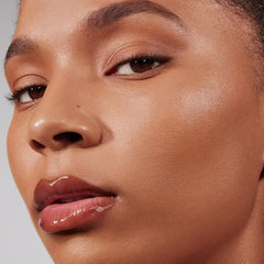 MORPHE Lightform dual-ended complexion brush paired with foundation for buildable coverage