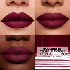 Morphe Soulmatte close-up emphasizing smudge-resistant color durability