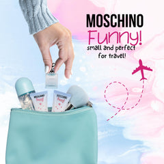 Moschino Funny mini lotion – hydrating formula with a subtle, refreshing scent.