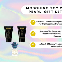 Moschino Toy 2 Pearl gift set packaging shot ready for gifting