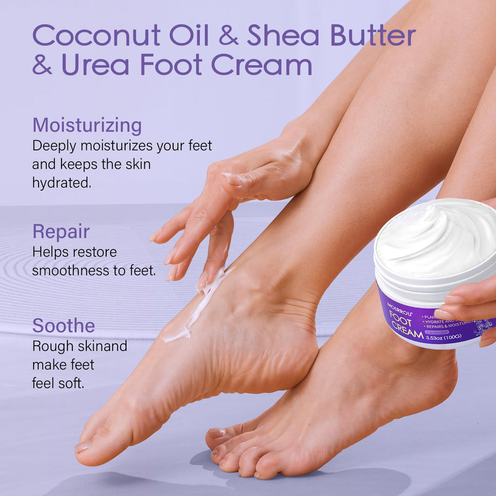 MOSRROU Lavender exfoliating gel for hydrating pampering foot care