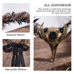 MOSTORY gothic accessory for Mardi Gras, parties, Renaissance fairs.