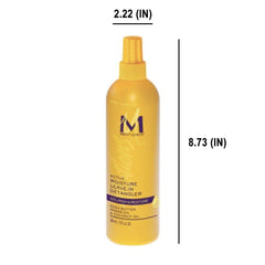 Motions triple-pack packaging offers ongoing moisture for textured hair routines.