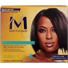 Motions Smooth and Straighten care-instructions image emphasizes post-treatment guidance
