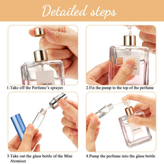 Motiskyy 5ml green travel perfume bottle for pocket fragrance.
