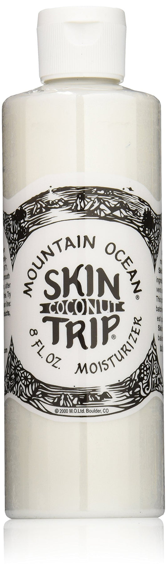 Mountain Ocean Skin Trip bottle front offers ultra-light hydration for all skin types