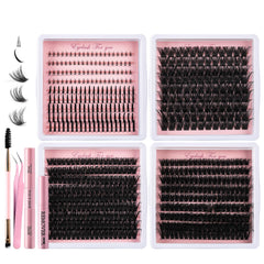 MOWOT mega clusters kit packaging shows instant volume prep for dramatic looks