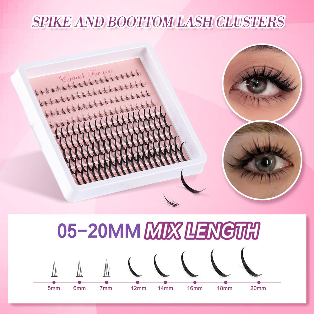 MOWOT spike clusters kit creates edgy definition and spikes