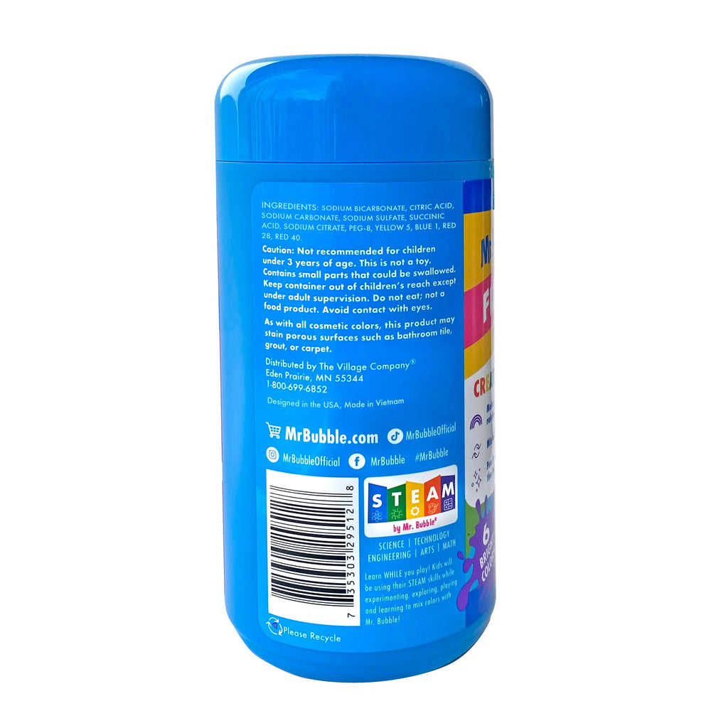 Mr. Bubble Fizzy Tub Colors kids enjoying colorful bath time