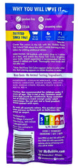 Letters A, B and C on tablets support early learning during bath.