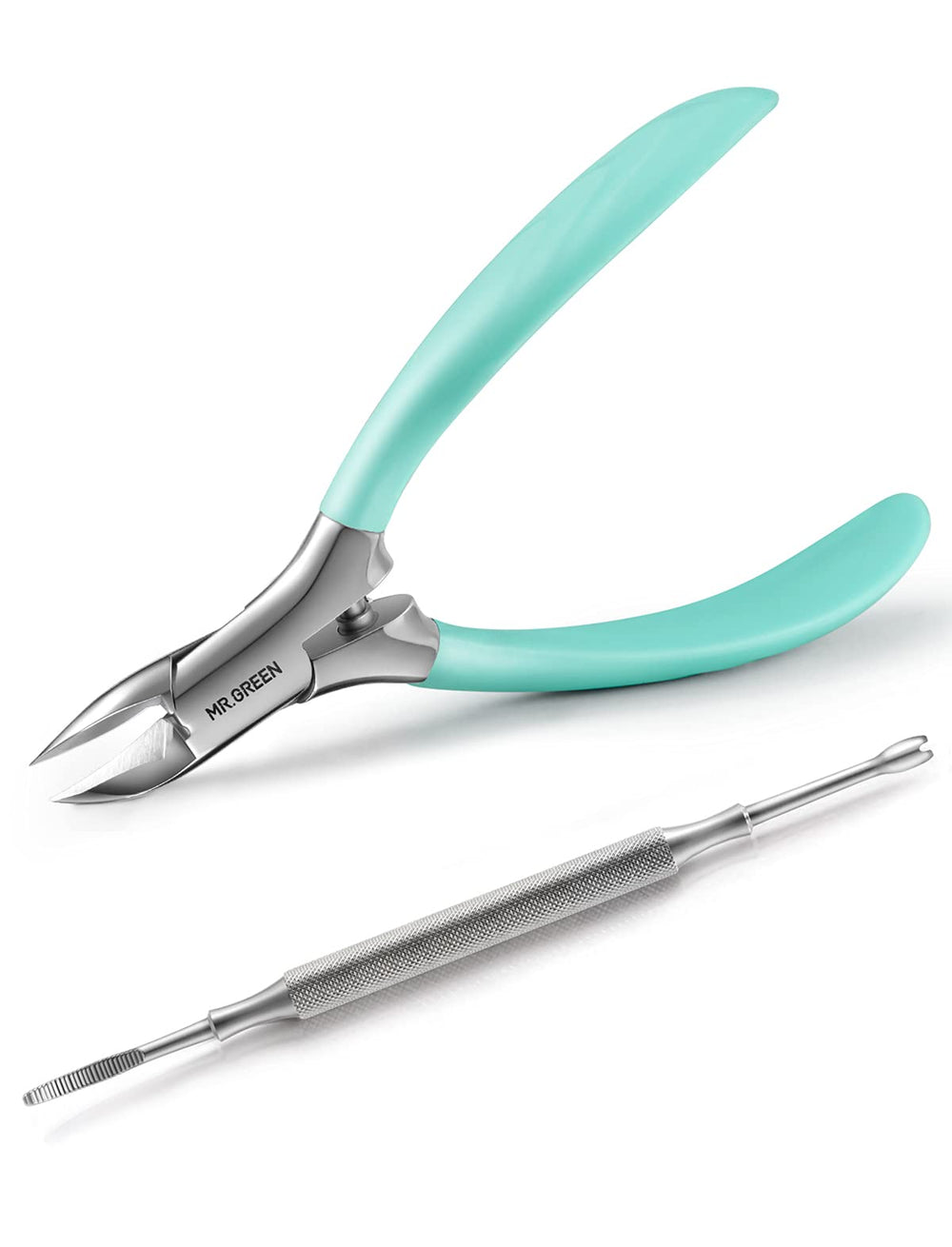 MR.GREEN nail clippers for heavy-duty toe nails offer a clean, precise cut.