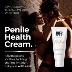 Mr Men Penile Cream rich natural ingredients nourish skin with coconut oil and aloe.