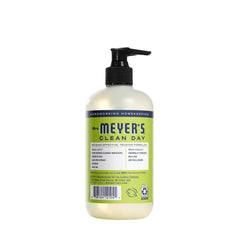 Mrs. Meyer's Clean Day Basil bottle brings fresh herb aroma and comfortable hand wash.