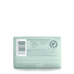 Mrs. Meyer's Clean Day Birchwood bar soap lather appears rich and creamy for daily cleansing.