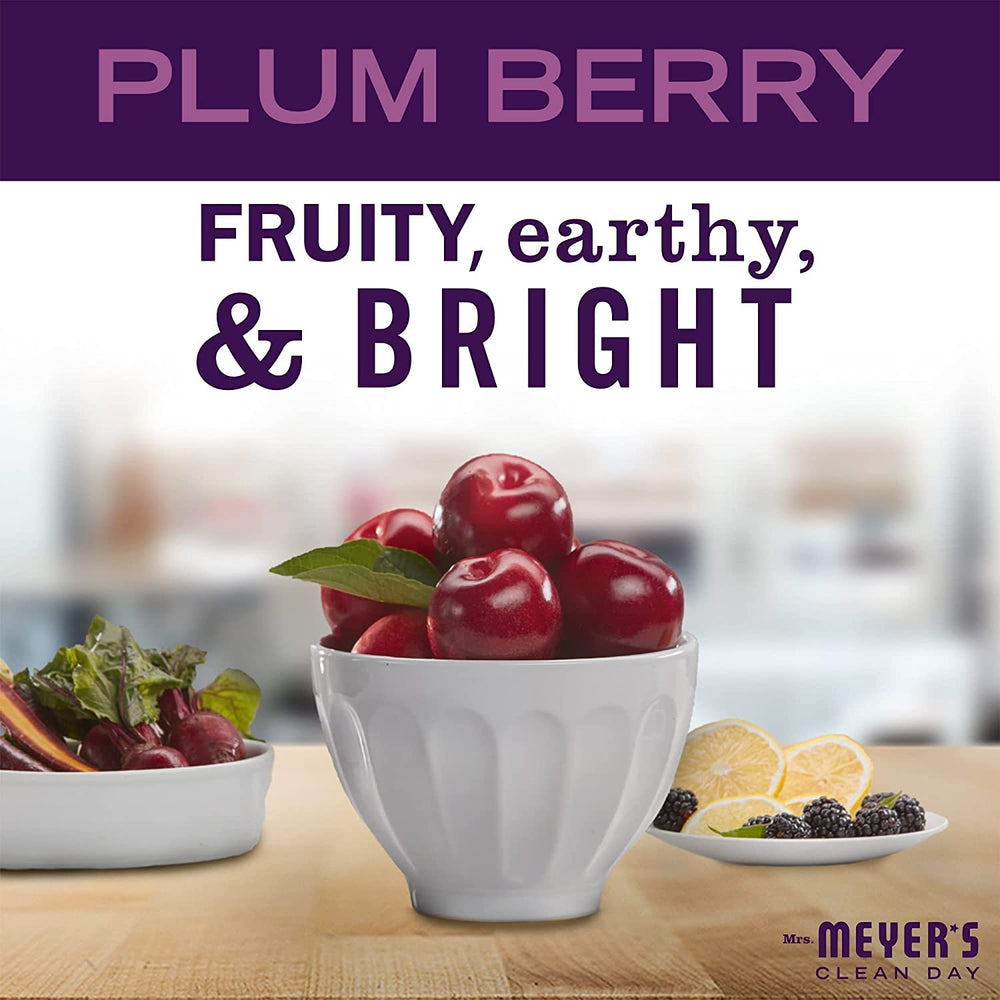 Mrs. Meyer's cruelty-free logo signals ethical, plant-based cleaning choices.