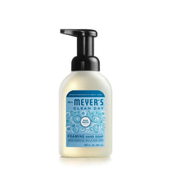 Lavender foaming pump close-up showing rich, creamy lather