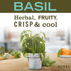 Close-up of the Mrs. Meyer's Clean Day label with plant-based cleansing