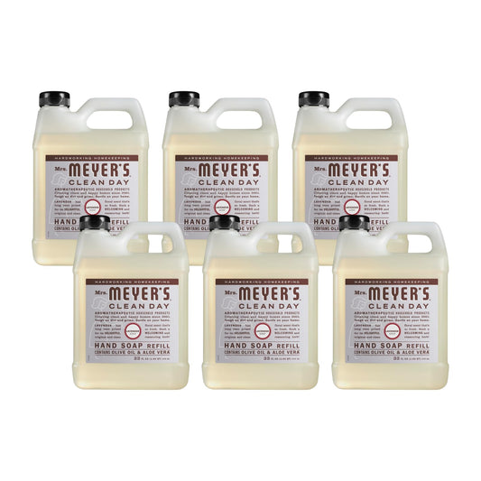 Mrs. Meyer's Clean Day Lavender hand soap bottle offering gentle cleansing and fragrance.