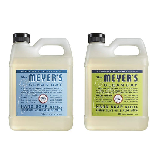 Mrs. Meyer's Clean Day Lemon Verbena refill pack ready for top-ups with refreshing scent