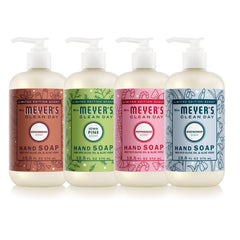 Mrs. Meyer's Gingerbread bottle with festive scent for holiday handwashing.