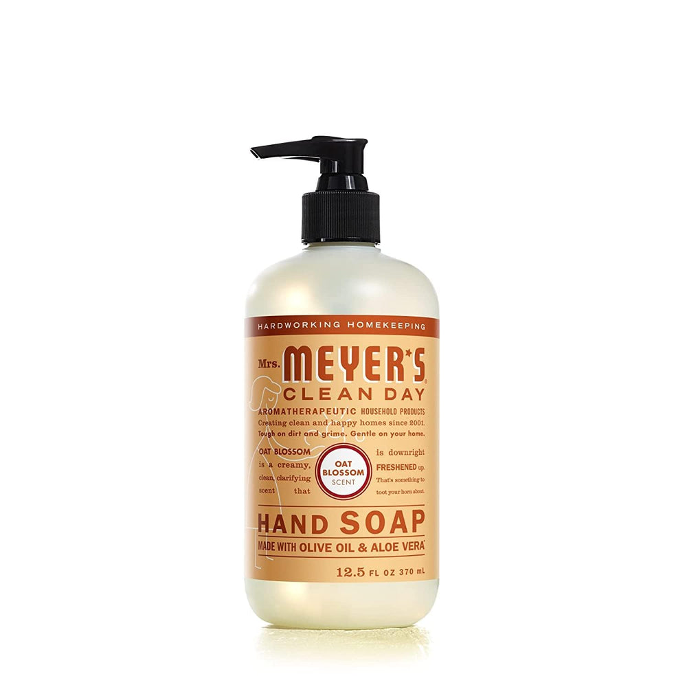 Mrs. Meyer's Clean Day kitchen and bathroom duo adds convenient hand care at home.