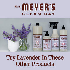 Mrs. Meyer's Clean Day Lavender body wash with a pump for easy use