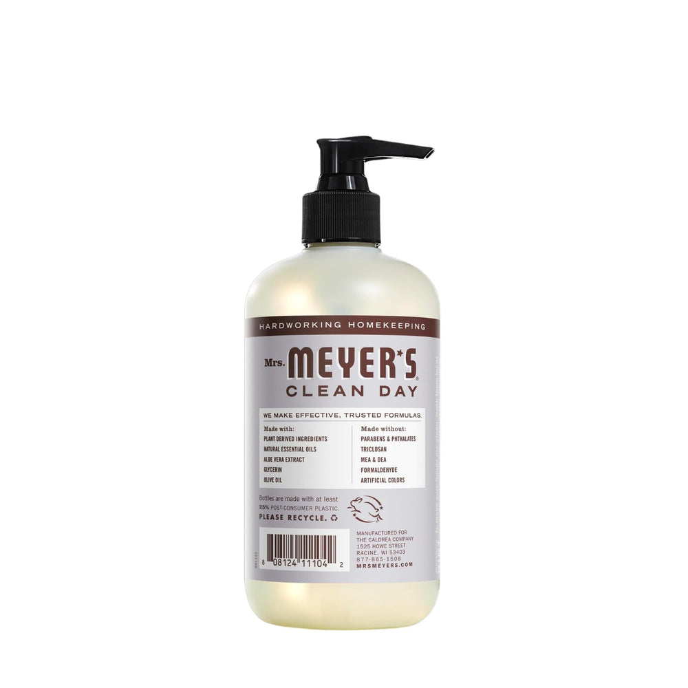 Mrs. Meyer's Clean Day Lavender bottle offers calming fragrance and smooth skin feel.