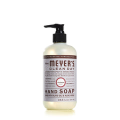 Mrs. Meyer's Clean Day Leaping Bunny certification logo signals cruelty-free commitment.